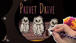 How To Draw Privet Drive Harry Potter HOME