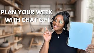 HOW TO PLAN A PRODUCTIVE WEEK USING CHAT GPT | SUNDAY RESET ROUTINE