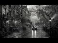 vintage jazz journey 🎷 exploring foggy london with classic cars u0026 1930s 1940s retro elegance