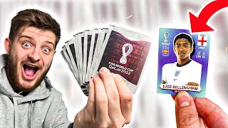 Hunting for JUDE BELLINGHAM!! | Panini WORLD CUP 2022 Sticker Collection (25 Packs!!)