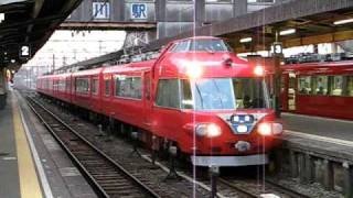 名鉄パノラマカー太田川駅発車