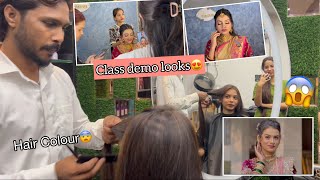 Sonal ने केला hairlook change💇🏻‍♀️|Mummy घाबरली prank मुळे😂|Class demo makeup looks😍|Some Gossips🙈🤫|