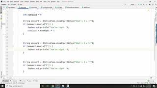 Using a counter variable