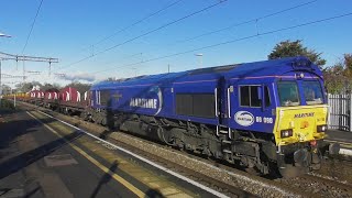 Freight trains & ecs move at Keynsham Yate &  Patchway 19th & 20th November 2024.