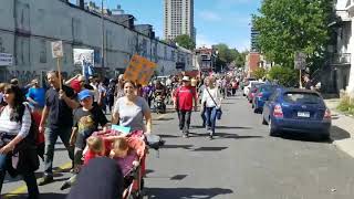 Huge Pro-Trump Demonstration in Montreal Canada