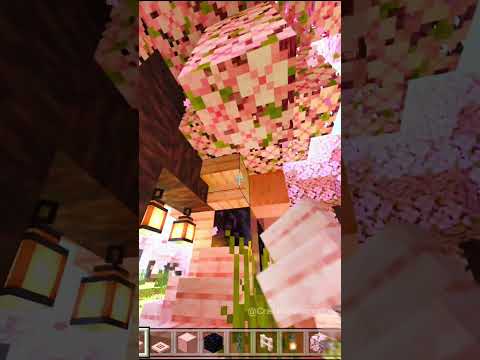 Minecraft Cherry Blossom Nether Portal Tutorial 🌸 - YouTube