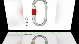 Xinda Outdoor Climbing Carabiner O-Shape Screw Lock Spring-loaded Gate Hook 25kN Safety Buckle