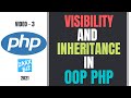 #3 Visibility And Inheritance In OOP PHP | OOP Scopes | Object Oriented PHP Tutorial | PHP Tutorial