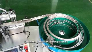 1Clicksmt Pneumatic Transistor Forming Machine LF 810 Application Video