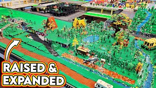 LEGO City Countryside | Raising the A-Frame Cabin \u0026 River Expansion