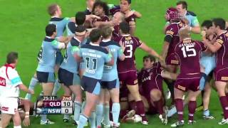 Rugby League: State Of Origin 2010 Fight in HD - Game 2 - O'Donnell Fight in HD - NSW V QLD