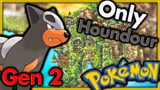 Can I Beat Pokemon Gold with ONLY Houndour? 🔴 Pokemon Challenges ► NO ITEMS IN BATTLE