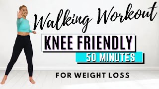 🔥KNEE FRIENDLY WALKING WORKOUT🔥FAST WALKING for WEIGHT LOSS🔥Steady State Cardio Session🔥