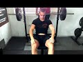 Bench press 100kg x 1 first attempt