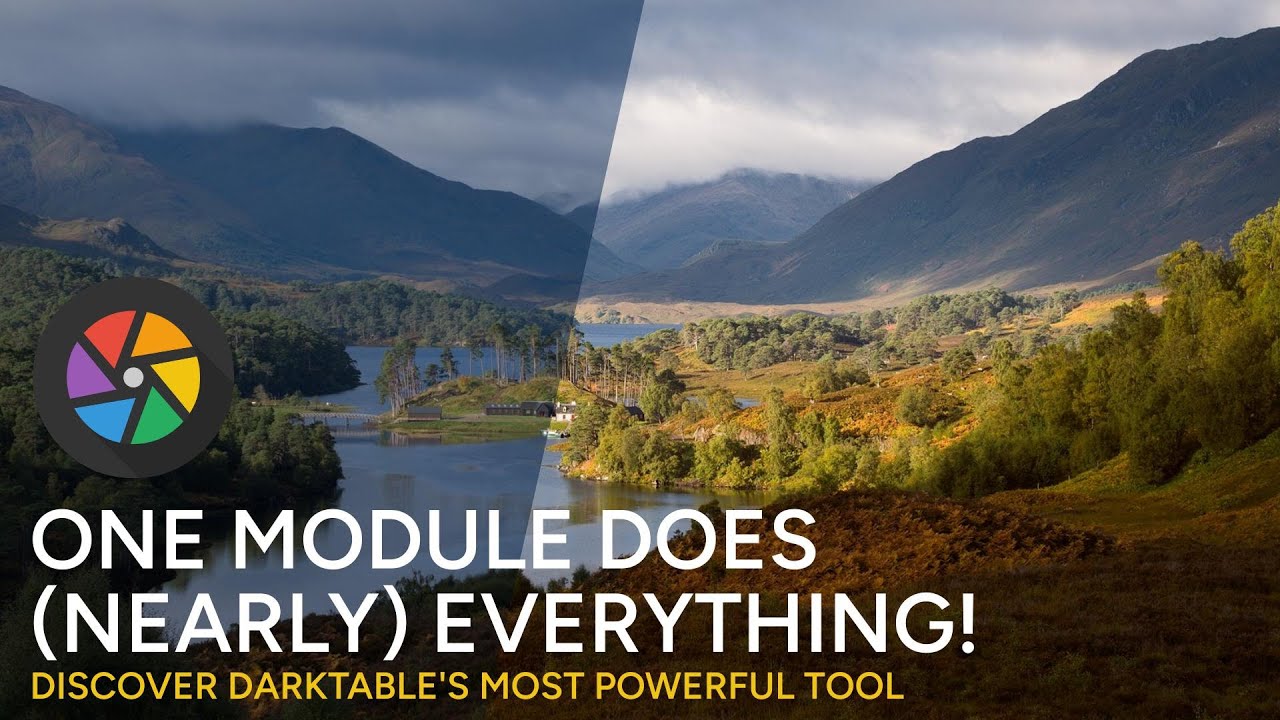 One Module Does Nearly Everything In Darktable Youtube
