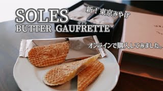 【SOLES】 バターゴーフレット専門店！オンラインで購入してみました。【お取り寄せスイーツ】