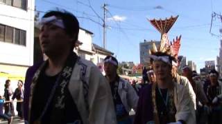 A 唐津くんち20091103 曳山進行　新町の飛龍