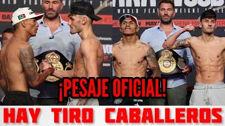 ¡PESAJE INTENSO! Bronco Lara VS Leigh Wood PESAJE OFICIAL (IMPERDIBLE) / Video