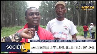 Assainissement de Maloukou Trechot par l'association M'Foa Congo (AMC)