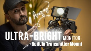 Best ultra bright camera monitor | Andycine C5 Monitor Review | + builtine transmitter mount