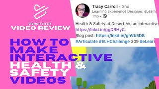 How to Make Interactive Health & Safety Videos | Powtoon Video Review