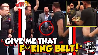 That Time: Stipe Miocic Took the UFC Belt from Dana White & Gave it to his Coach