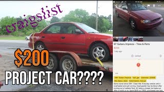 $200 Craigslist Sleeper?!?!  | Turbo Sleeper Build PT 1