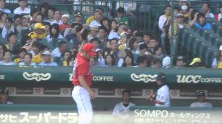 H27.05.10　広島×阪神　8回裏　ｶｰﾌﾟ投手交代：一岡