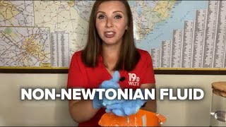 Oobleck science experiment