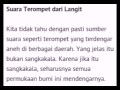 menguak misteri suara sangkakala dilangit