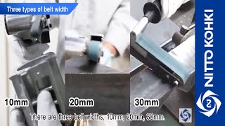 [NITTO KOHKI] Pneumatic Belt Sander: Belton-CL Type