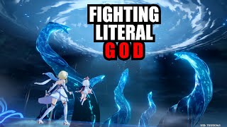 God Osial, Overlord of the Vortex Boss Fight + Cutscenes/Cinematics | Genshin Impact
