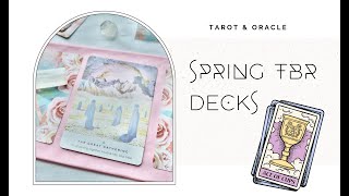 SPRING DECKS | tarot and oracle on my TBR pile