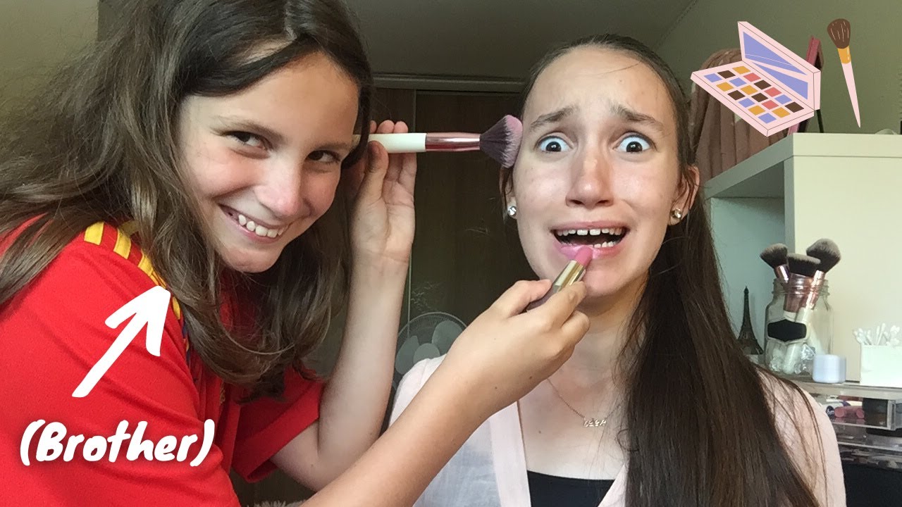 My Brother Does My Makeup Youtube