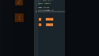 Do you know this about round ? #python #programming #tips #coding