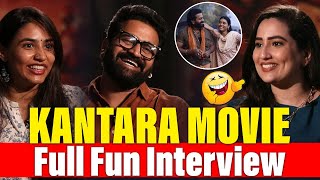 Rishab Shetty and Sapthami Gowda Fun Interview | Kantara Movie | Leo Entertainment