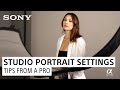 Studio Portrait Settings from a Pro!