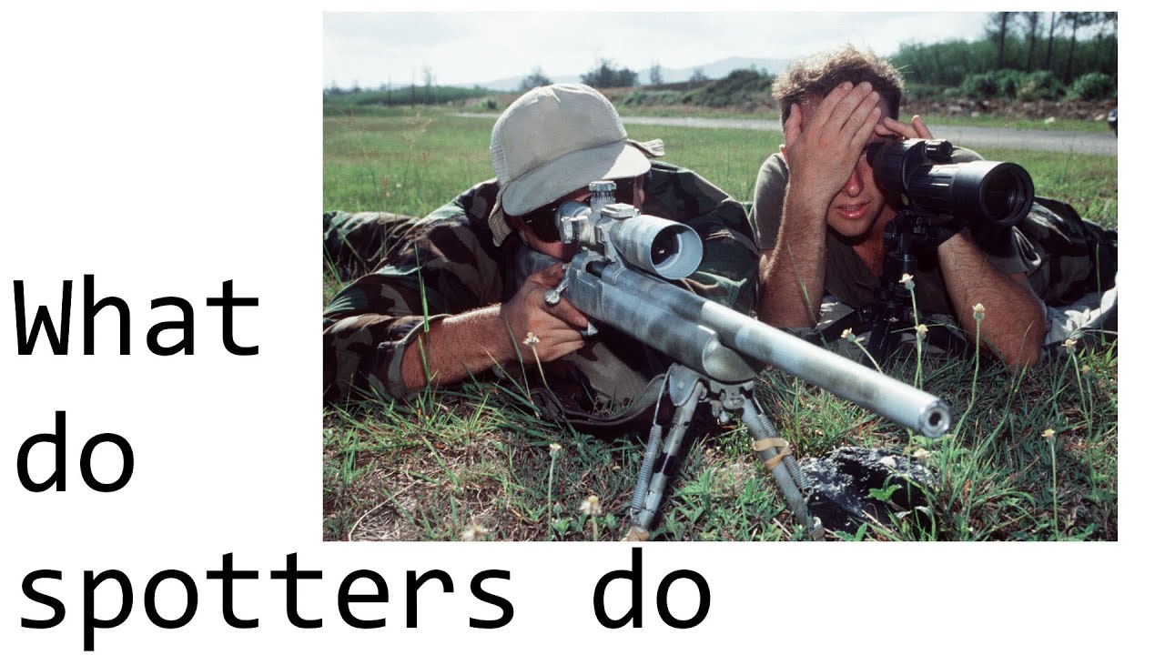 What Do Sniper Spotters Do Youtube