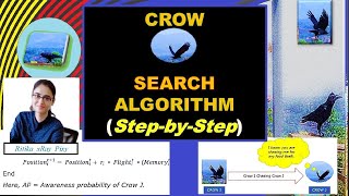 Learn Crow Search Algorithm Step-by-Step with Example 🐦🌿 ~xRay Pixy