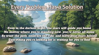 Every Problem Has a Solution (Lyrics)