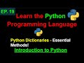 Python Dictionary Methods | Learn Python Programming (Ep. 19)