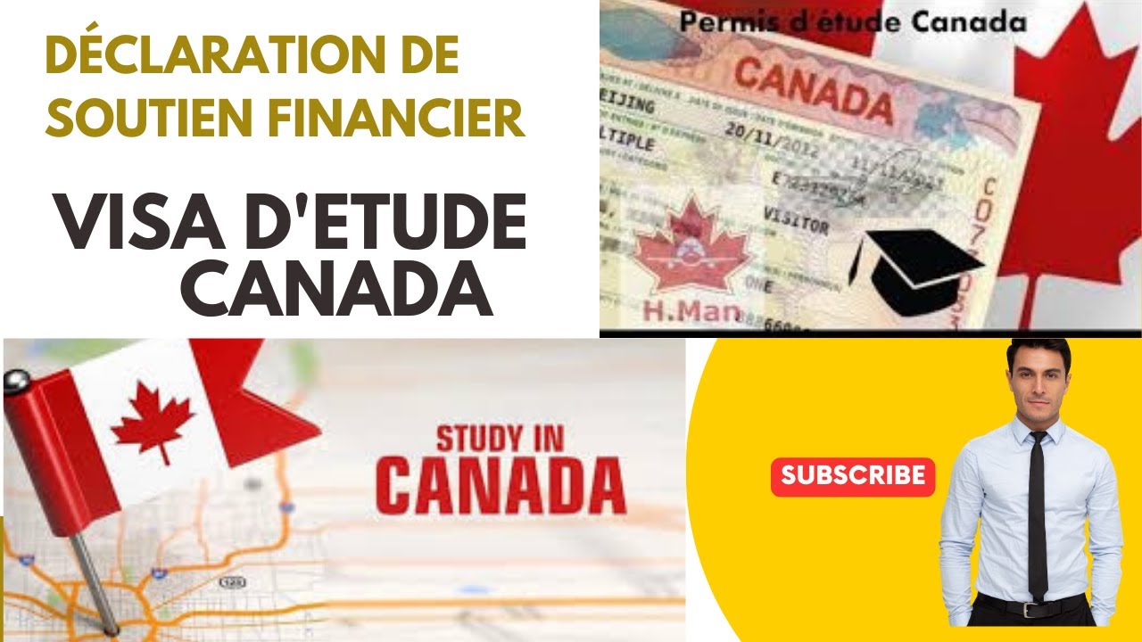 Déclaration De Soutien Financier / Visa D'Etude Canada - YouTube