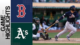 Red Sox vs. A's Game Highlights (7/17/23) | MLB Highlights