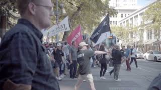 CHRISTIANS SINGING on streets of Portland: Our God is an awesome God