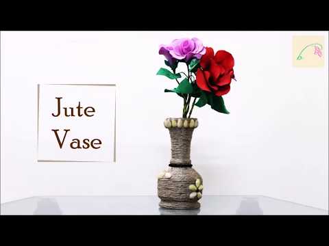 DIY Easy and Elegant Jute Vase || Pistachio Shells Decorative Vase DIY Easy and Elegant Jute Vase || Pistachio Shells Decorative Vase