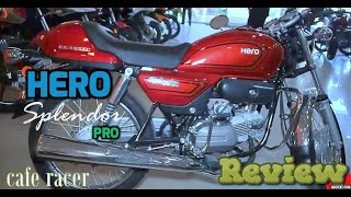 Hero Splendor Classic Pro Cafe Racer BS6 Indian Motorcycle Review @NewsTodayLive