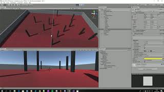 Unity raycasting & UI text interaction test