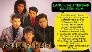 LAGU TERBAIK SALEEM IKLIM//BEST SLOW ROCK MALAYSIA 90AN//LAGU JIWANG 80-90AN