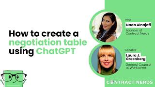 ChatGPT and Contracts: How to create a contract negotiation table using ChatGPT