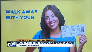 DMV installs self-service kiosk at San Diego grocery store